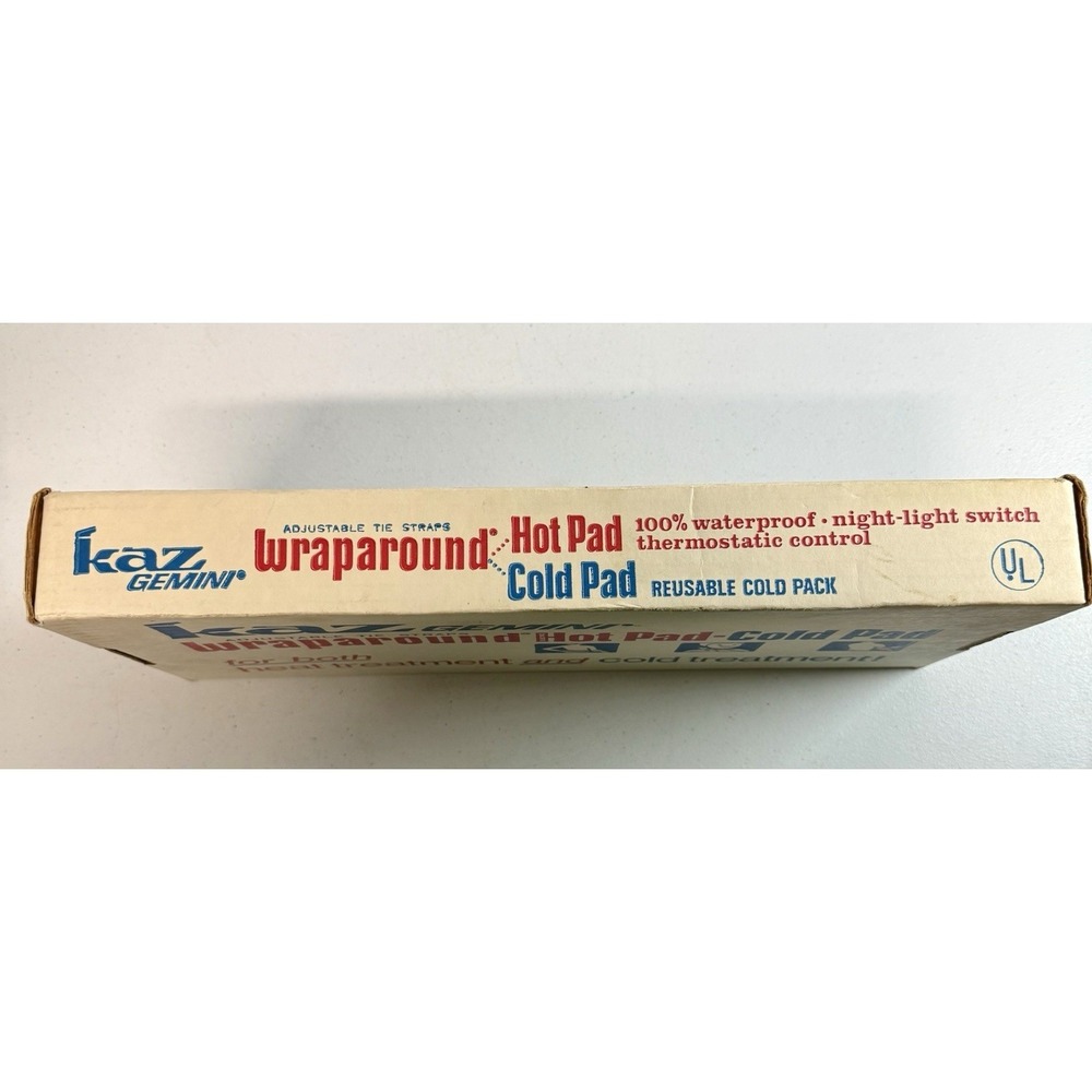 Vintage Kaz Gemini Wraparound Hot /cold Pad Heating Electric *TESTED* MINT! - Picture 5 of 6